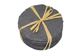 Schiefer Set Ø10 cm 6Stk.