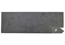 Schieferplatte 27 x9 cm mit Füsschen
