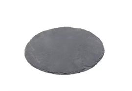 Schieferplatte mit Füsschen, rund, 1Stk., Ø 20cm