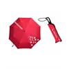 Schirm Halbautomat rot mit CH Kreuz