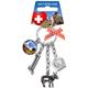 Schlüsselanhänger Charms Matterhorn mit Stadel