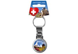 Schlüsselanhänger rund Matterhorn