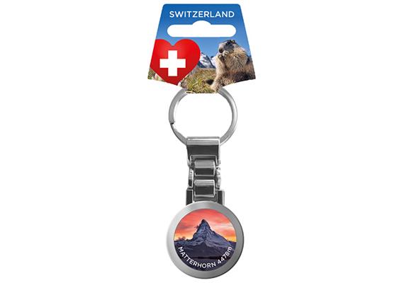 Schlüsselanhänger rund Matterhorn