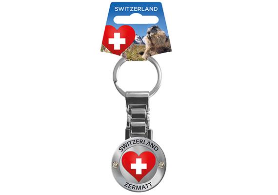 Schlüsselanhänger Silber Mattiert mit Strass Herz Schlüsselanhänger Silber Mattiert mit Strass Herz