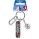 Schlüsselanhänger Zermatt Charm Edelweiß Messer