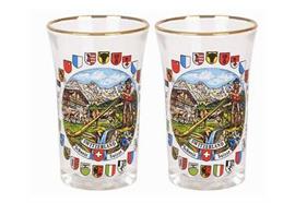 Schnapsglas, Alphornbläser