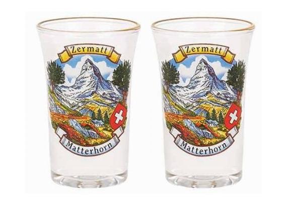 Schnapsglas, Ansicht Zermatt