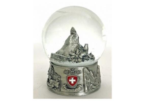 Schneekugel Dia 65mm Zermatt Metal-Style