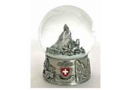 Schneekugel Dia 65mm Zermatt Metal-Style