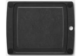 Schneidebrett All-in-One, schwarz 29.2 x 22.8 cm