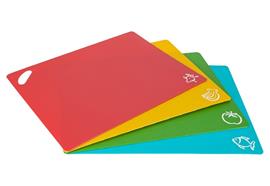 Schneidebretter flexibel, 4-er-Set, PP