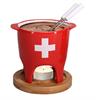 Schoko und Cheese-baker CH-Kreuz 12.5 cm rot