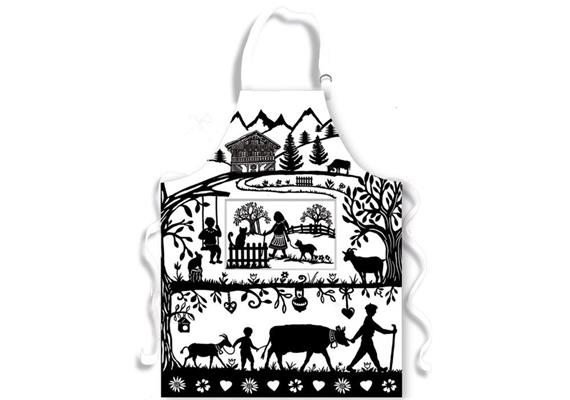 Schürze Scherenschnitt