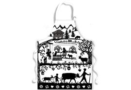 Schürze Scherenschnitt