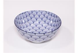 Schüssel Haynan Zen (navy-rim-navy, l, Fächer)