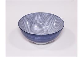 Schüssel Haynan Zen (navy-rim-navy, l, Kacheln)