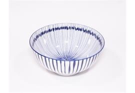 Schüssel Haynan Zen (navy-rim-navy, l, Streifen)