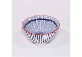Schüssel Haynan Zen (navy-rim-red, m, Streifen)