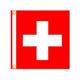 Schweizerfahne 90x90cm Polyester