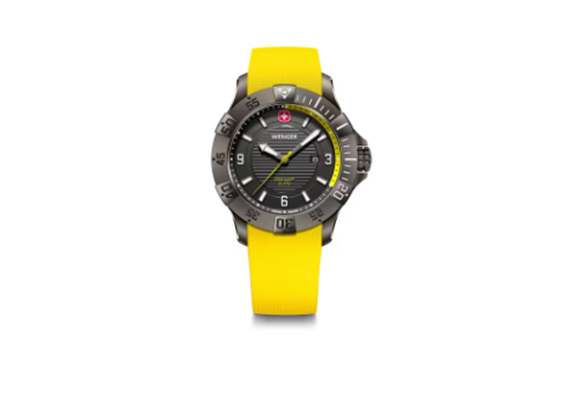 Seaforce 43, BKI, BLK dial, YEW silicone str