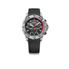 Seaforce Chrono 43, SIR, BLK dial, BLK silicone st