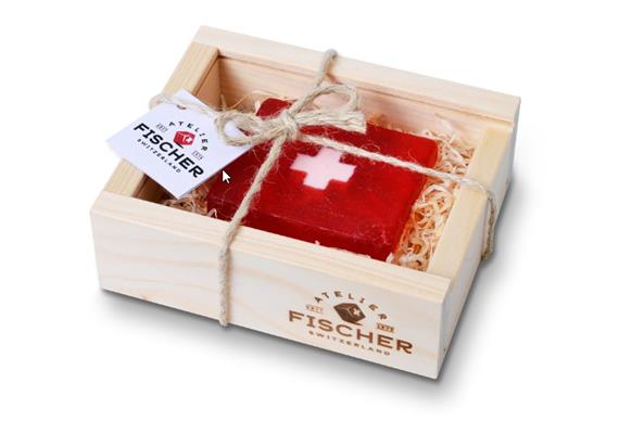 Seife klein mit Schweizerkreuz