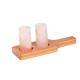 Shot Glasses Salzstein 2stk.mit Servierbrett eckig