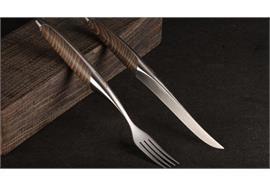 Sknife Steakbesteck Set Esche grau