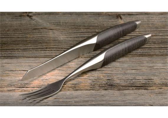 Sknife Steakbesteck Set Esche schwarz