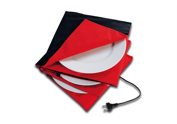 Solis Tellerwärmer King Size anthrazot/rot Typ 852