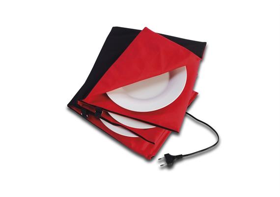 Solis Tellerwärmer schwarz/rot Typ 851