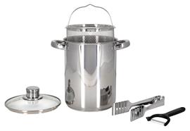 Spargeltopf - Set "Asparagus" inkl. Zange und Schäler, Ø 16cm