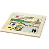 Sperrholzpuzzle 16tlg.Flugzeug