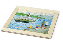 Sperrholzpuzzle 16tlg.Schiff