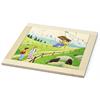 Sperrholzpuzzle 16tlg.Sesselbahn