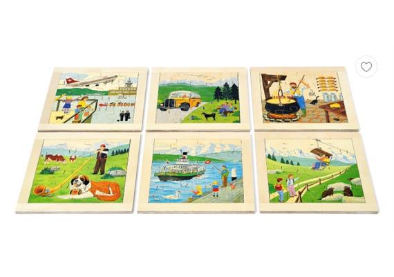 Sperrholzpuzzle 16tlg.