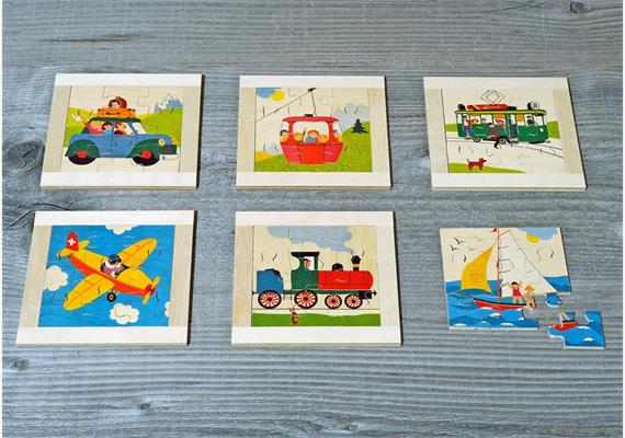 Sperrholzpuzzle Gondel 9tlg.