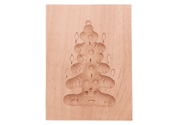 Springerle-Model Tannenbaum 5.5x8 cm