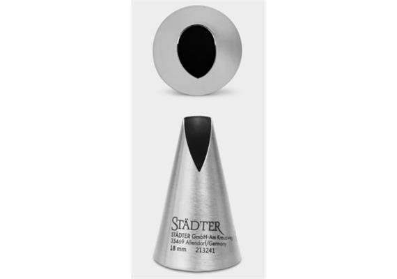 St. Honore-Tülle 18mm Edelstahl