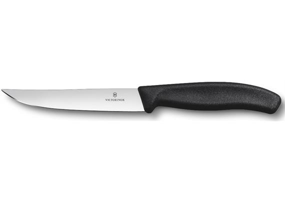 Steakmesser "Gourmet" SwissClassic,schwarz gerader