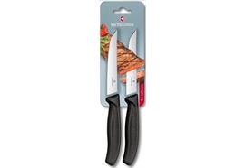Steakmesser "Gourmet" SwissClassic,schwarz gerader