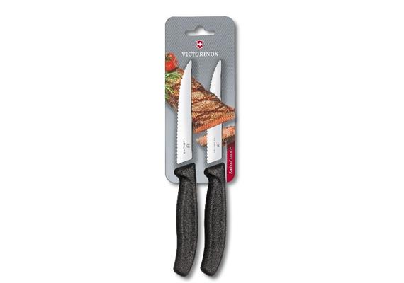 Steakmesser "Gourmet" SwissClassic,schwarz wellens