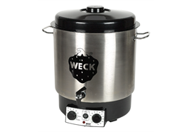 Sterilisiertopf Vollautomatik mit Hahn 30 l Inox Warmhaltefunktion