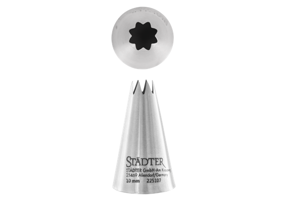 Sterntülle 12mm Edelstahl Sterntülle 12mm Edelstahl