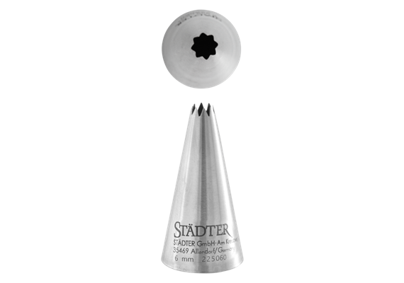 Sterntülle 6mm Edelstahl