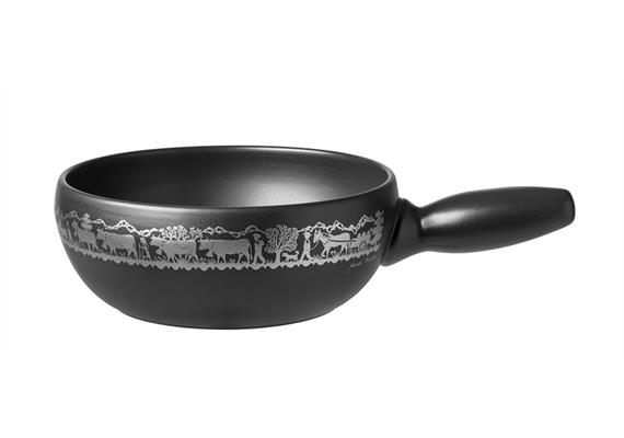 Stöckli Alpaufzug Käsefonduecaquelon 23 cm