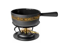 Stöckli Alpaufzug Käsefonduegarnitur