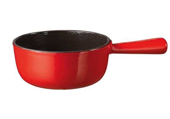 Stöckli Classic Käsefonduecaquelon 14 cm rot