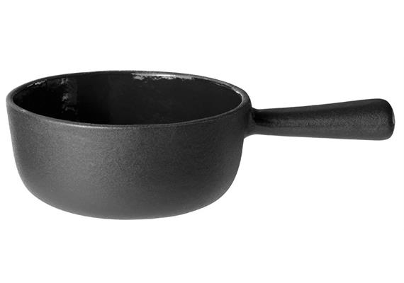 Stöckli Classic Käsefonduecaquelon 14 cm schwarz