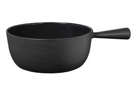 Stöckli Classic Käsefonduecaquelon 22 cm schwarz
